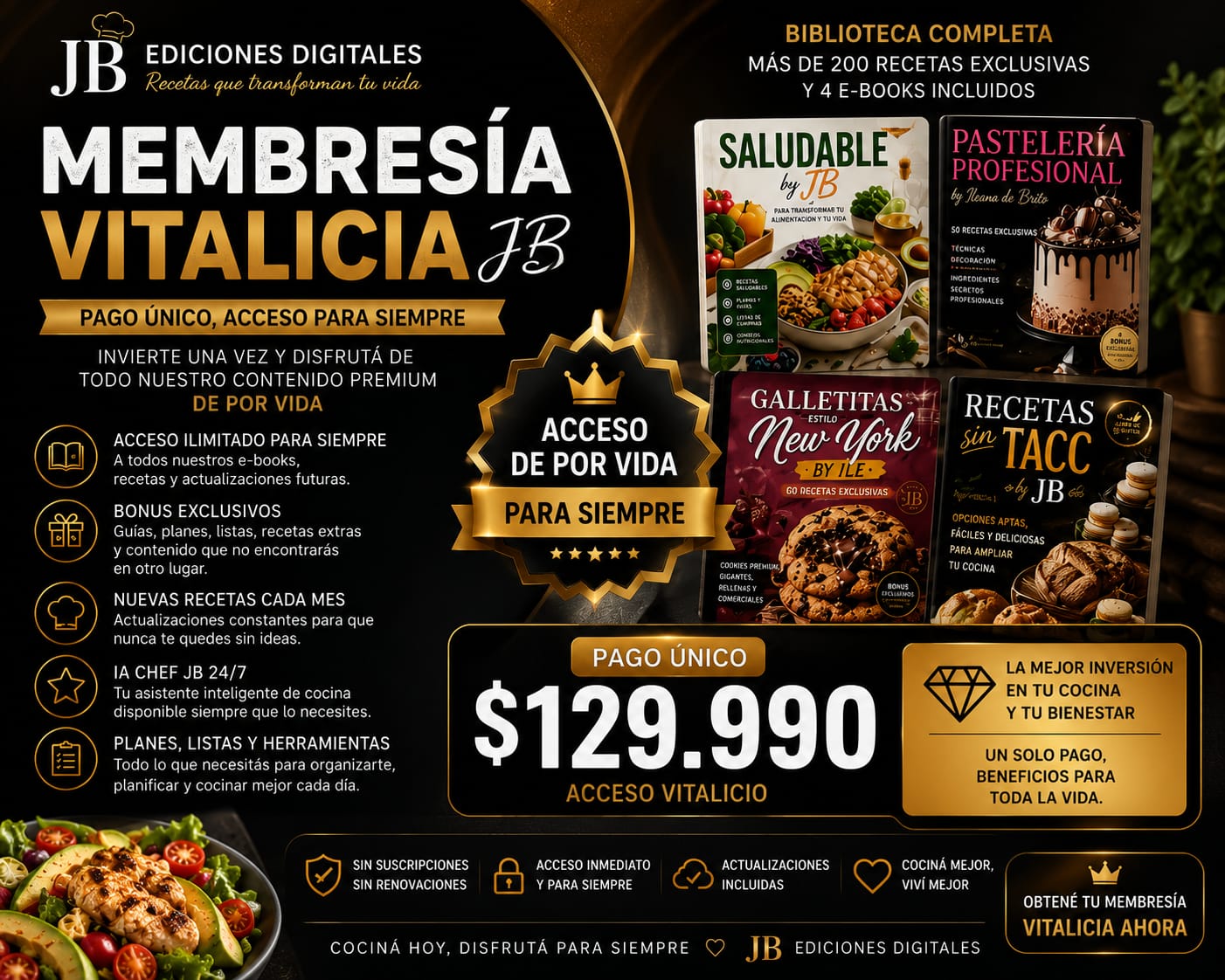 Membresía Vitalicia JB